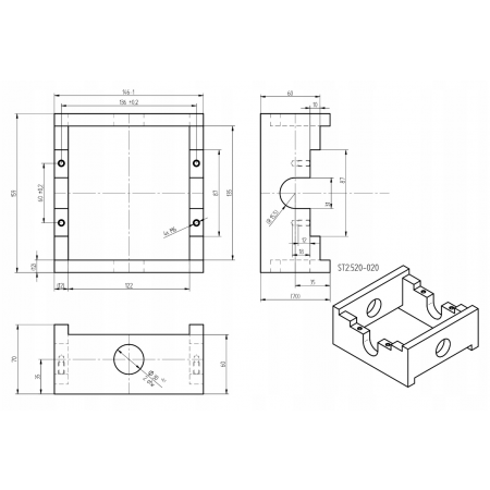 SIŁOWNIK HYDRAULICZNY D-35 SKOK 520 mm + KOŁYSKA